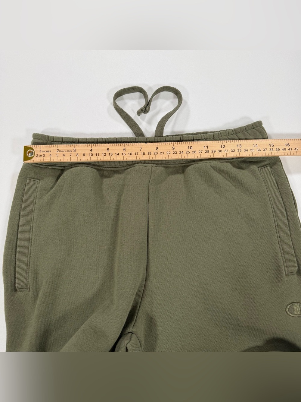 Champion Mens Fleece Hoodie & Jogger Tracksuit Set Cargo Olive Green Size Small - Picture 11 of 15